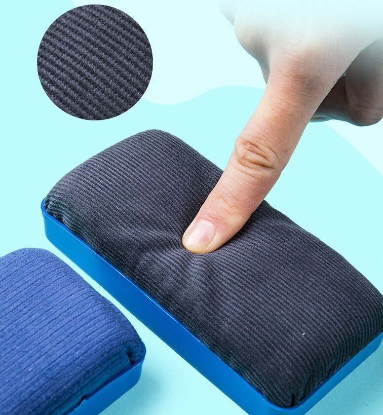 1PC magnetyczna tablica flanelowa gumka plastikowa znacznik biała tablica oczyszczacz tablica wytrzeć biuro szkoła dostawa artykułów piśmienniczych