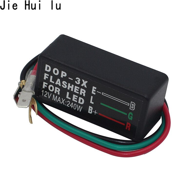 Universele Auto Motorfiets Led Halogeen Richtingaanwijzer Knipperautomaat Blinker Lamp 3 Pin 3-Pin Voor Auto Motor scooter