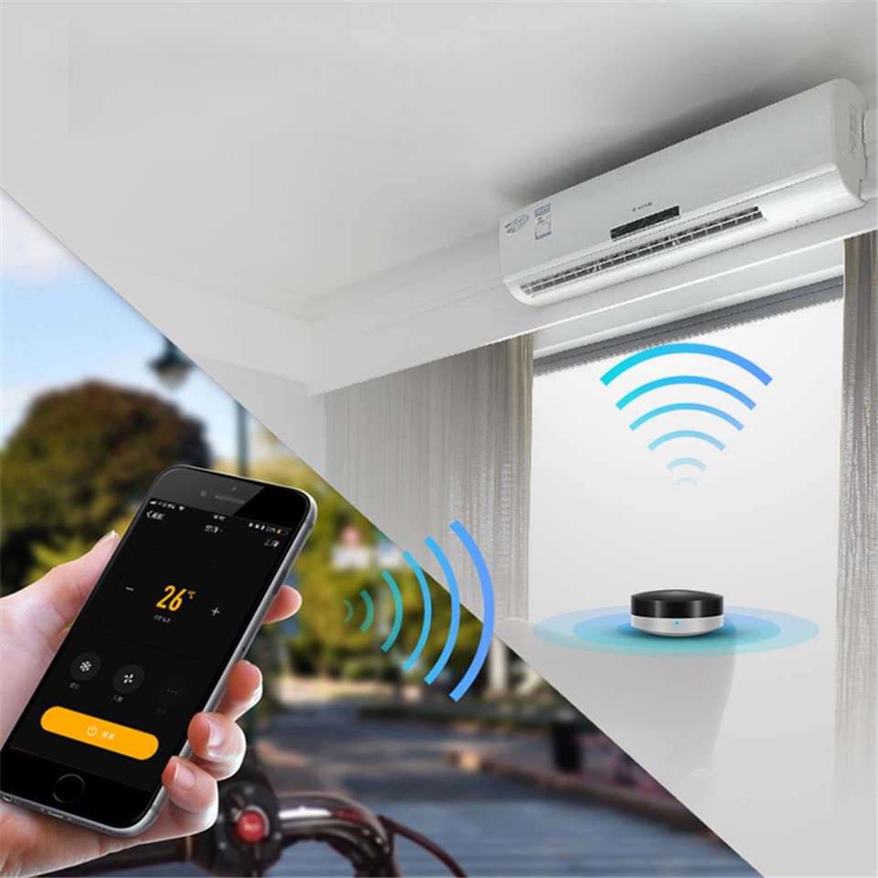 WIFI Control remoto inteligente por infrarrojos Control Universal de vida inteligente Aplicación Control One para todos los controles funciona con Alexa Google Home