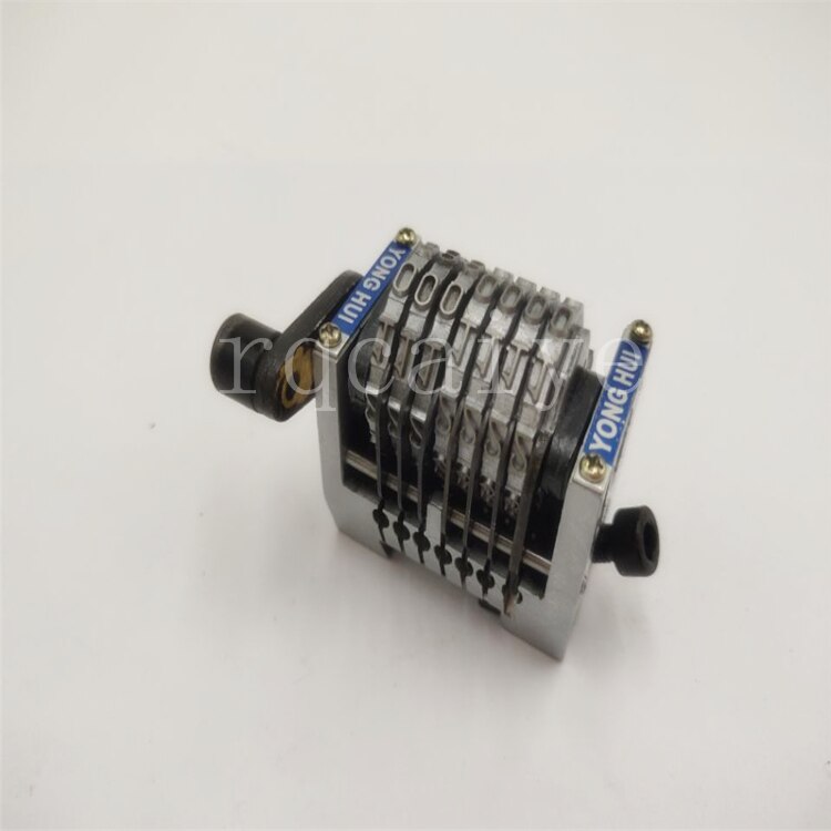 2 stuks 3 sinking GTO 7-cijfers nummering machine Horizontale linksom jump mot 0987654 ...... zijden 22.3