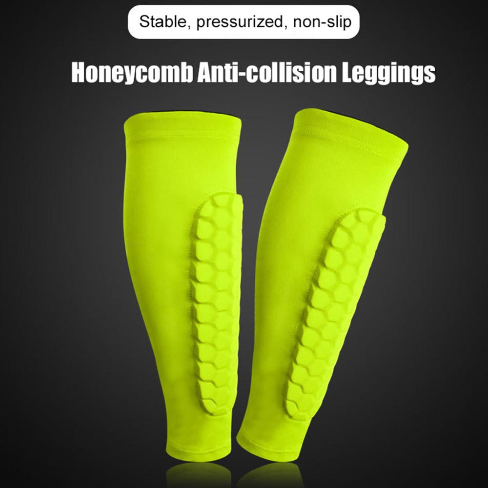 1 PC Waben Shin Guard Sport Fußball Shields Fußball Legging Schienbeinschützern Bein Ärmeln Schutz Getriebe