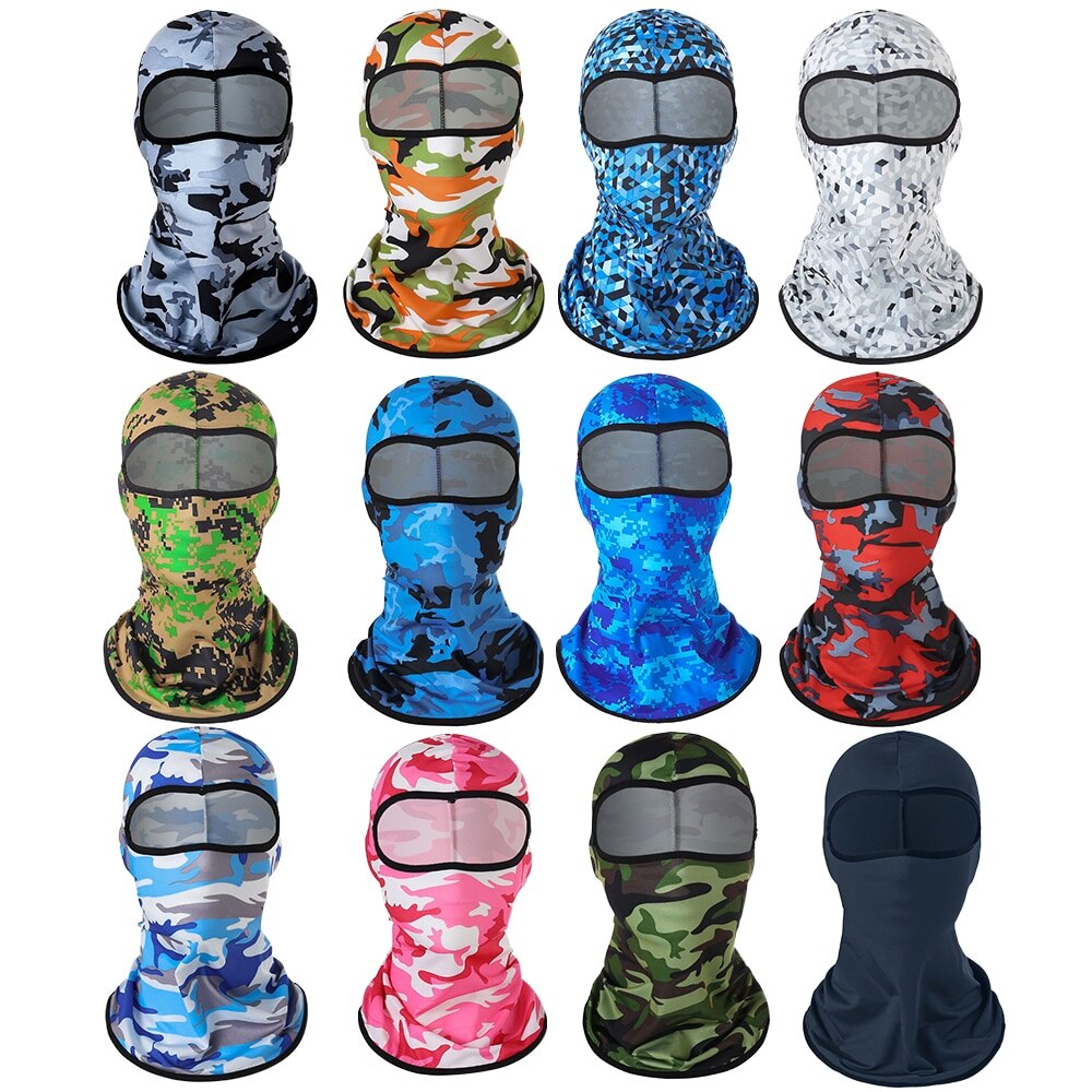 Men Breathable cap Balaclava Full Face Mask Women Multi Color Sport Cover Hiking Travel Hat Cap Outdoor Protection hat