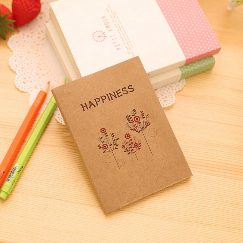 12pcs/lot Retro birds and flowers Craft Paper Notepad Diy Korea Handwritten sketches supplied for Student School Office: Grass and Flower