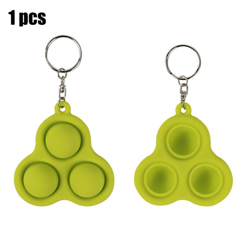 1pcs Fidget Simple Dimple Toys Stress Relief Hand Fidget Toys For Children Adults Early Educational Autism Special Need Toys: Light Green