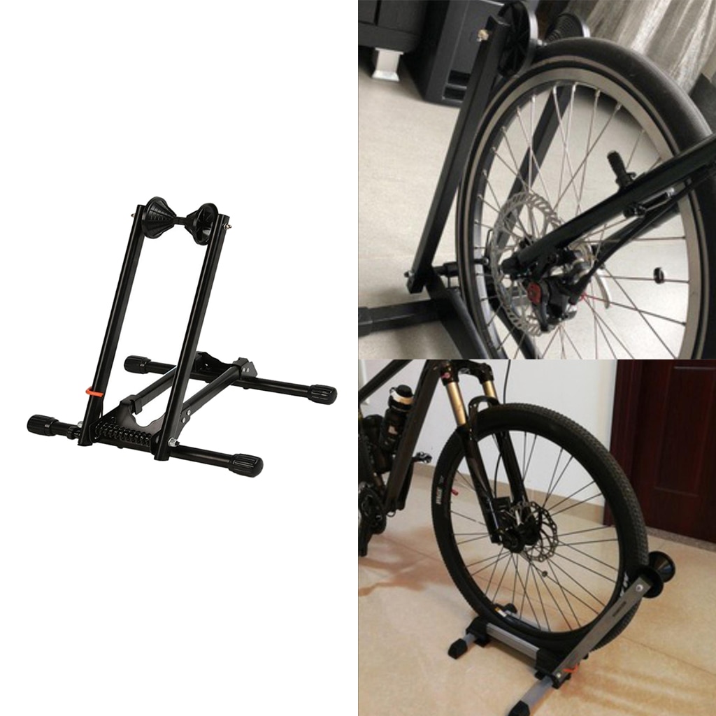 Folding Bike Stand Home Floor Bicycle Parking Racks Foldable Bicycle Storage Holder Indoor Use Parking Rack Bicycle Accessories