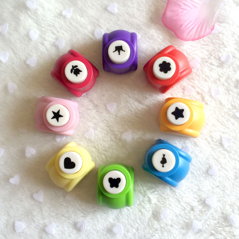 Mini Flower Paper Craft Punch Hole Puncher Scrapbook Punches Handmade Cutter Card DIY Tool
