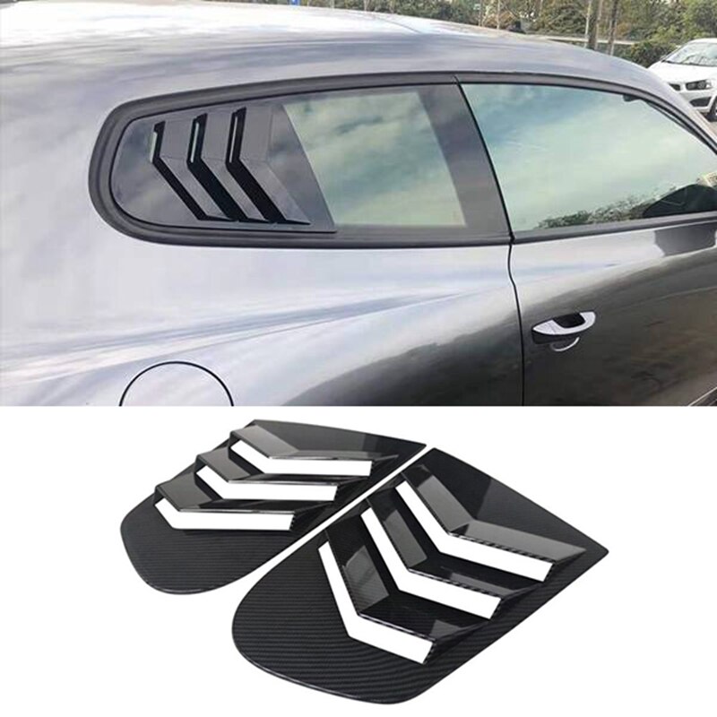 Auto Side Window Lamellen Cover Kwart Louvre Cover Vents Achter Side Window Voor Scirocco: Default Title