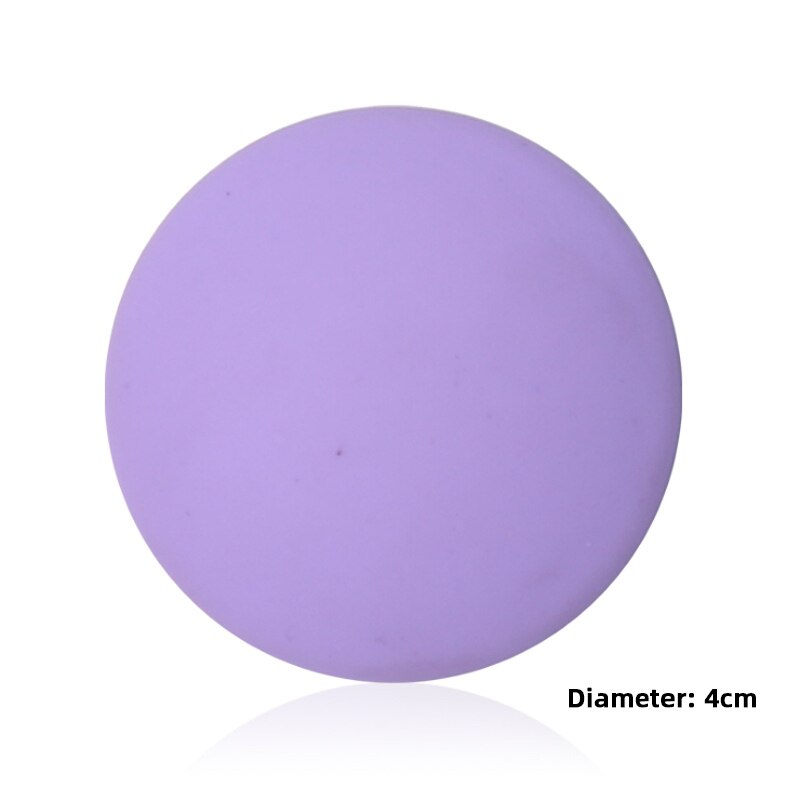 Deurstopper Deurknop Rubber Fender Lock Beschermende Pad Deur Crash Pad Muur Protector Shockproof Deurklink Stop Zelfklevende: purple / 2pcs