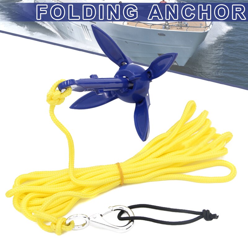 accesorios de pesca de ancla plegable para Kayak canoa barco velero marino Barco de agua OE88