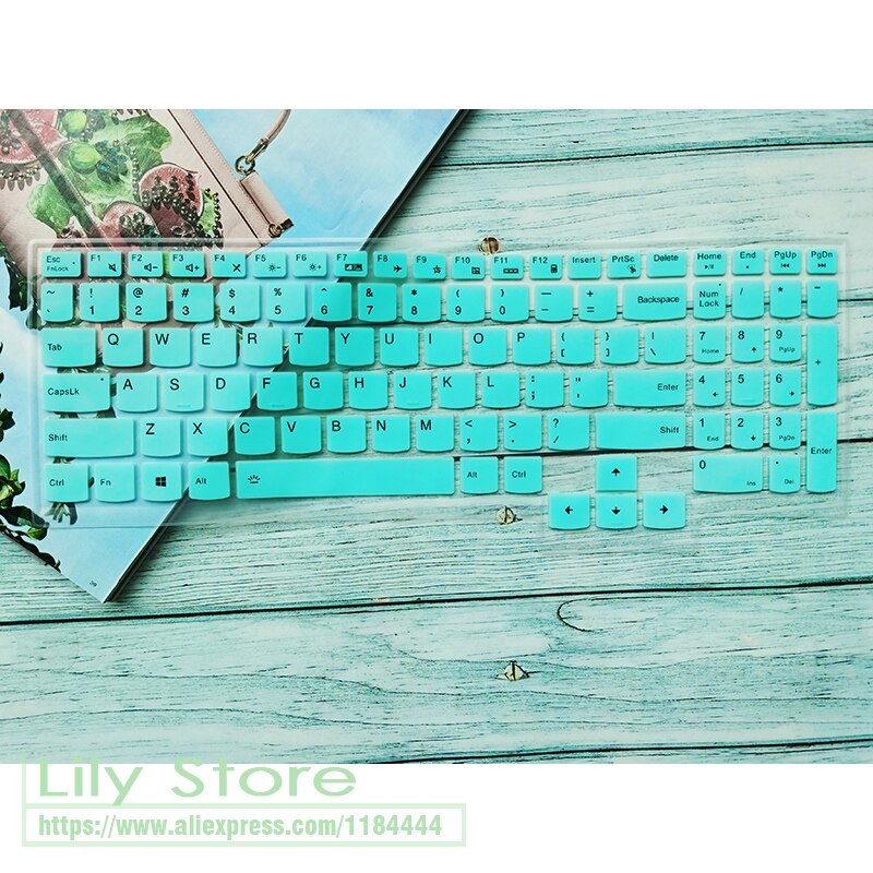 15 pulgadas de silicona piel cubierta de teclado para 15,6 pulgadas Lenovo legión 5 5i 5p 5pi 15 R7000 Y7000 Y7000P Legion5 portátil Protector: whiteblue