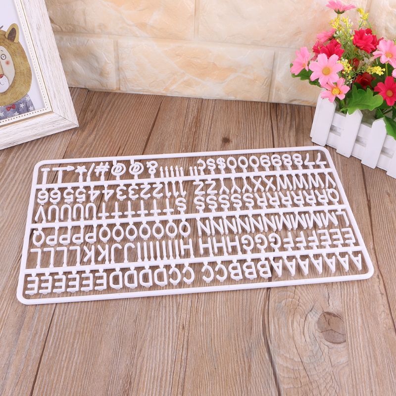 Letter Board Letters Set 300 Numbers Special Characters Words For Felt Changeable Message Signs &amp; Letterboards