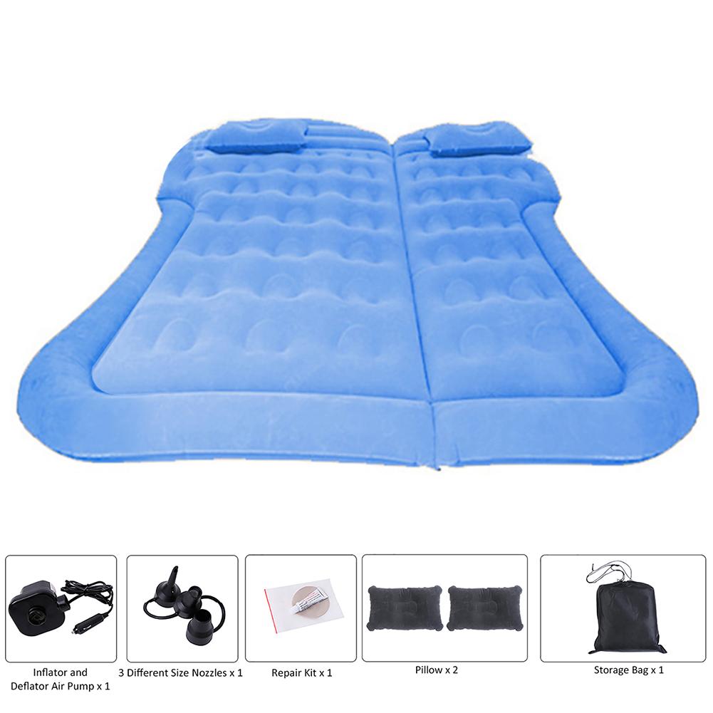 Lit gonflable pour voiture, matelas de voiture gonflable multifonctionnel SUV, matelas à Air doux, coussin de couchage pour Camping voyage