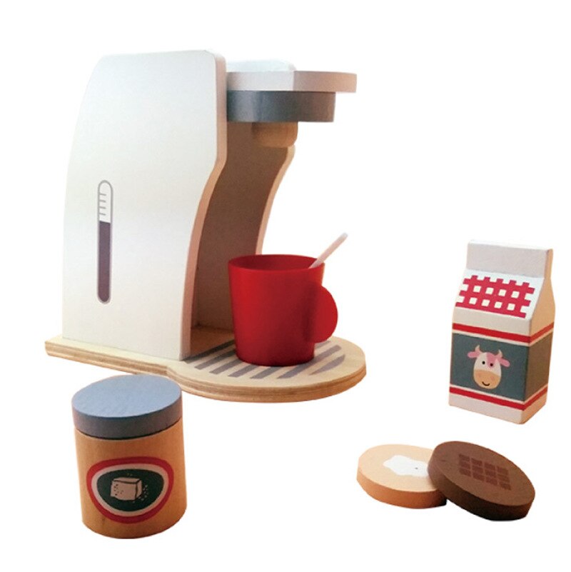 Haus spielzeug holz kaffee maschine frühstück kombination nachmittag Tee früHenne bildung Simulation spielzeug freundlicher Koch spielzeug: Ursprünglich Titel