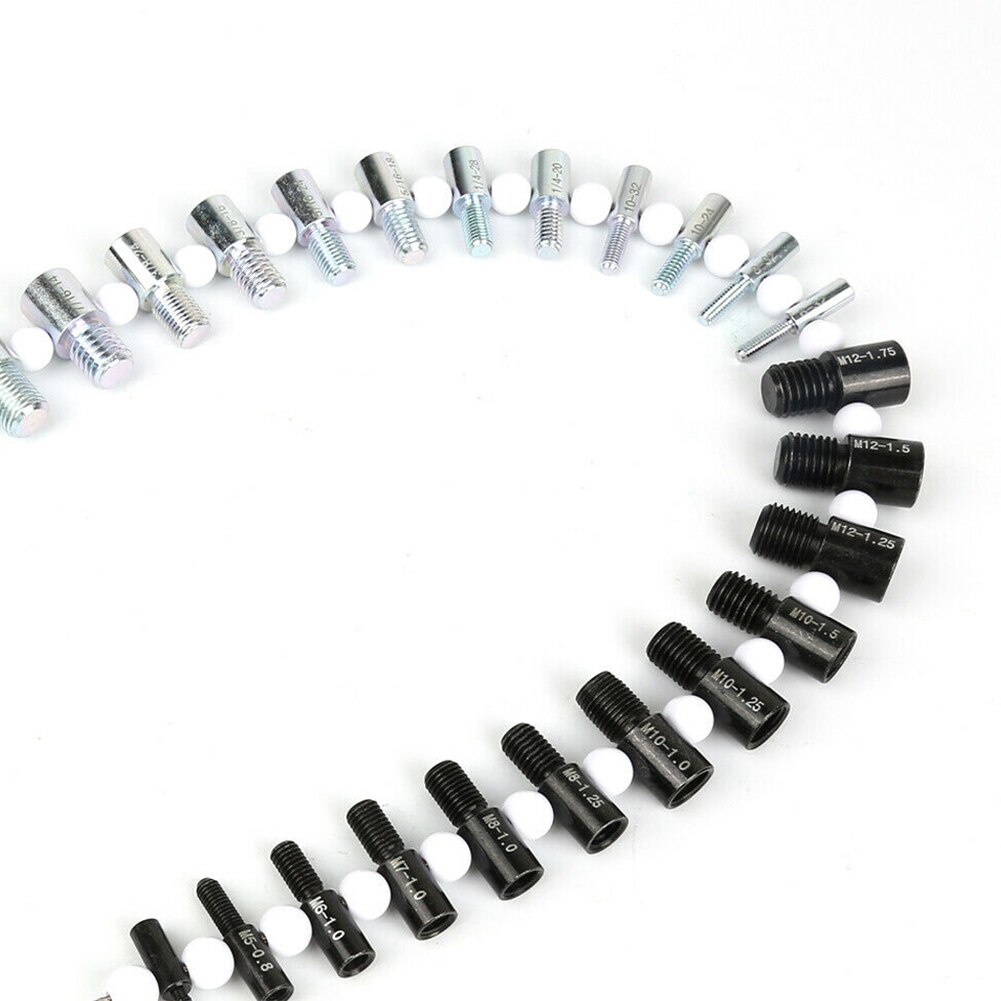 Thread Checker 26 Specifications Inspection Tool Inch Metric Durable Metal Tester Identifier Portable Screw Measuring Nut Bolt