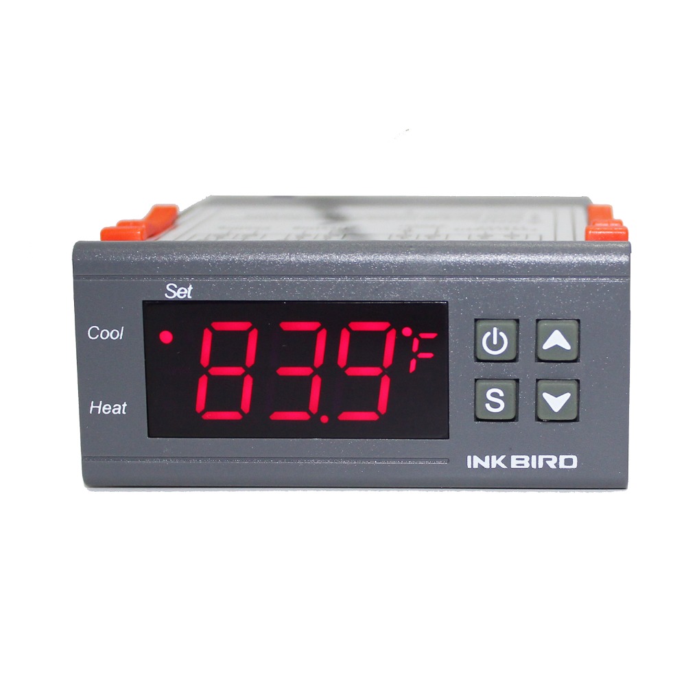 Inkbird itc -1000 elektronisk digital varme- og kjøletemperaturregulator fahrenheit & celsius gradert termostat ntc -sensor