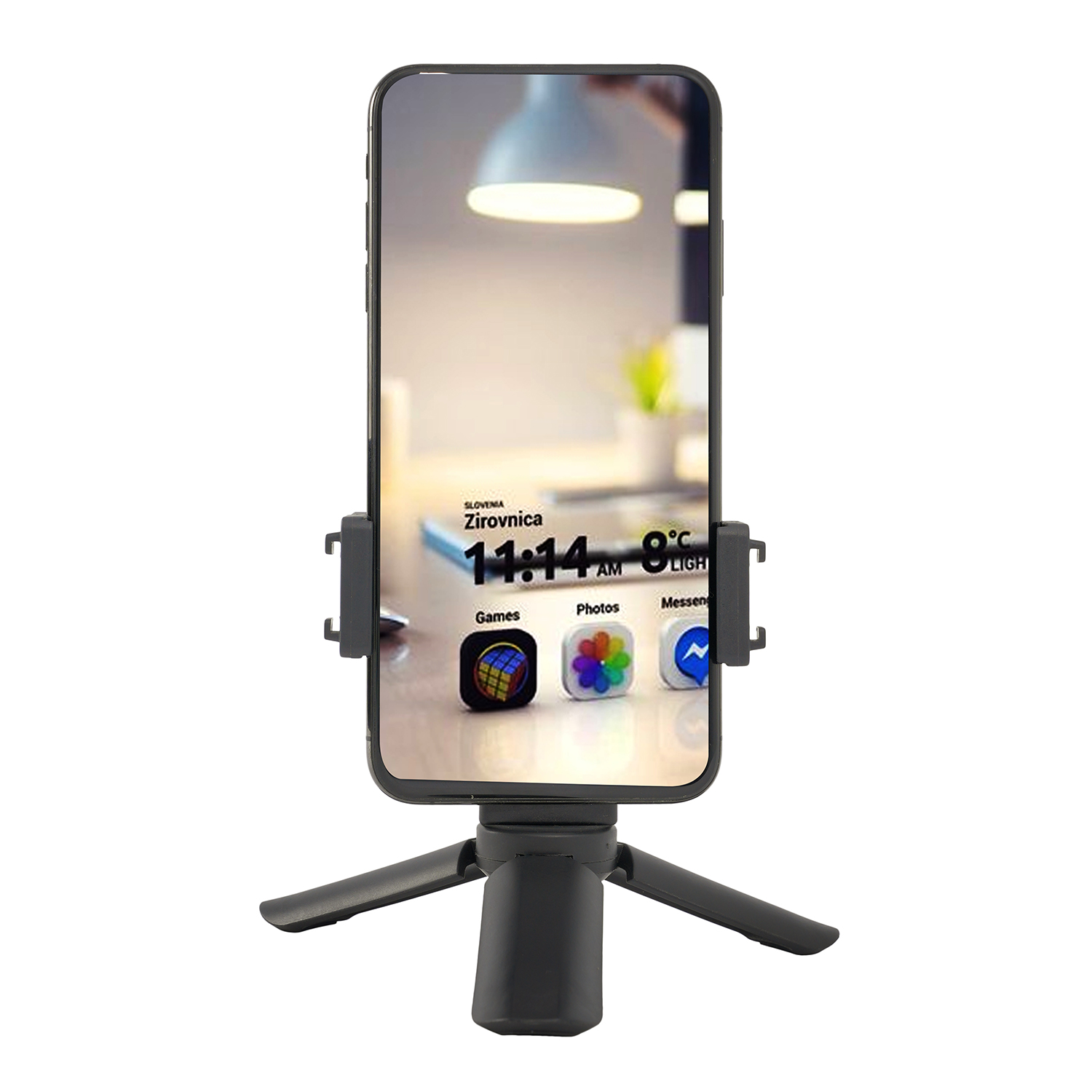 Portable Mini Table Tripod Stand Desk Tripod With Phone Mount Holder For Mobile Phone Iphone Camera video watching