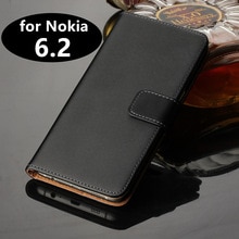 Premium Pu Leather Flip Cover Luxe wallet case voor Nokia 6.2 kaarthouder holster telefoon shell GG