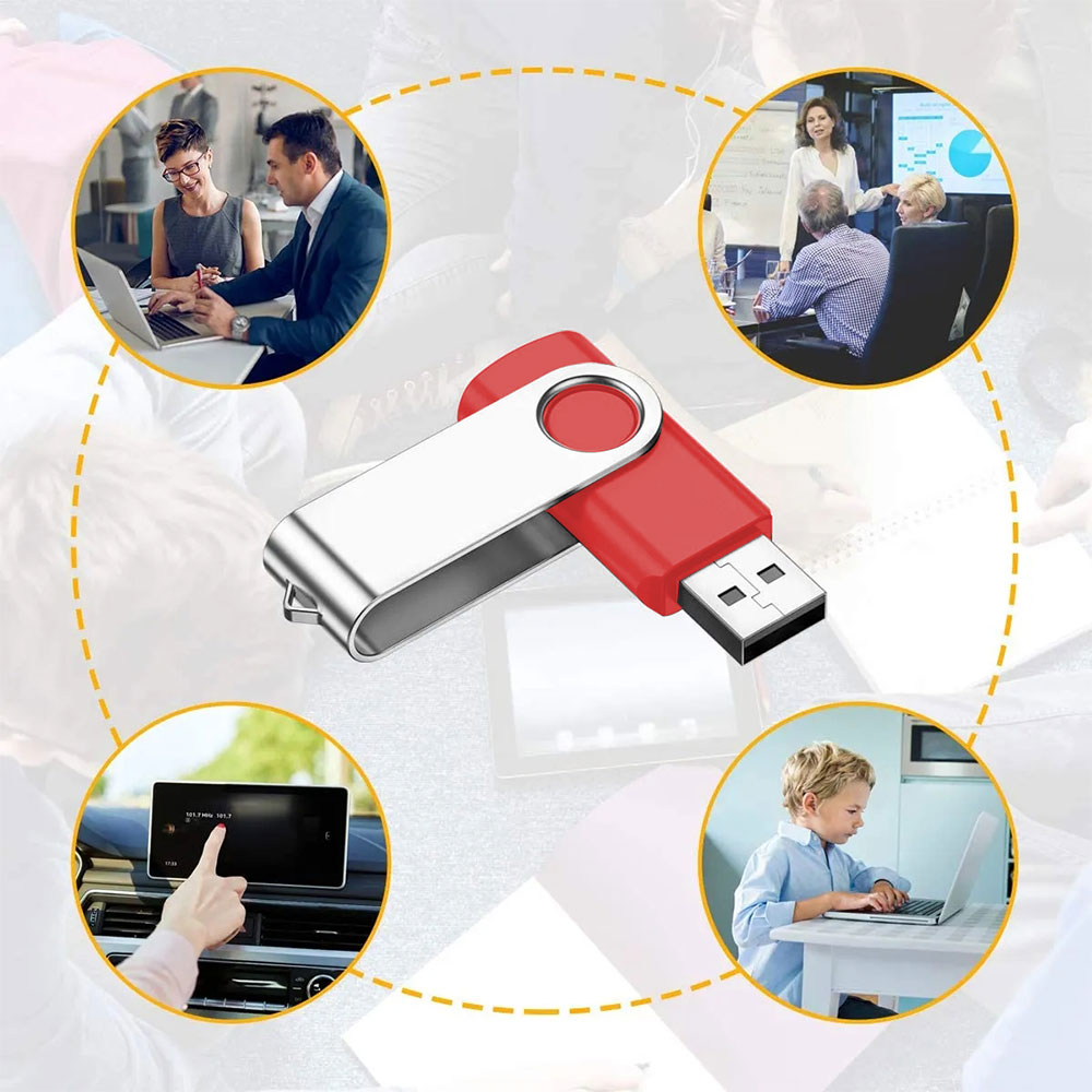 USB2.0 Flash Drive 32GB/64GB/128GB High-Speed Data Transfer Memory Stick Ultraslanke Thumb Drive USB Memory Stick