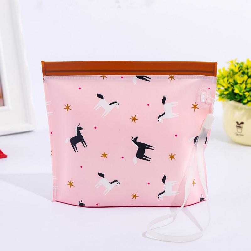 Pouch zelfdichtende Doekjes Nat Doekje zelfdragende Dispenser Houder Hervulbare PVC Bag Herbruikbare