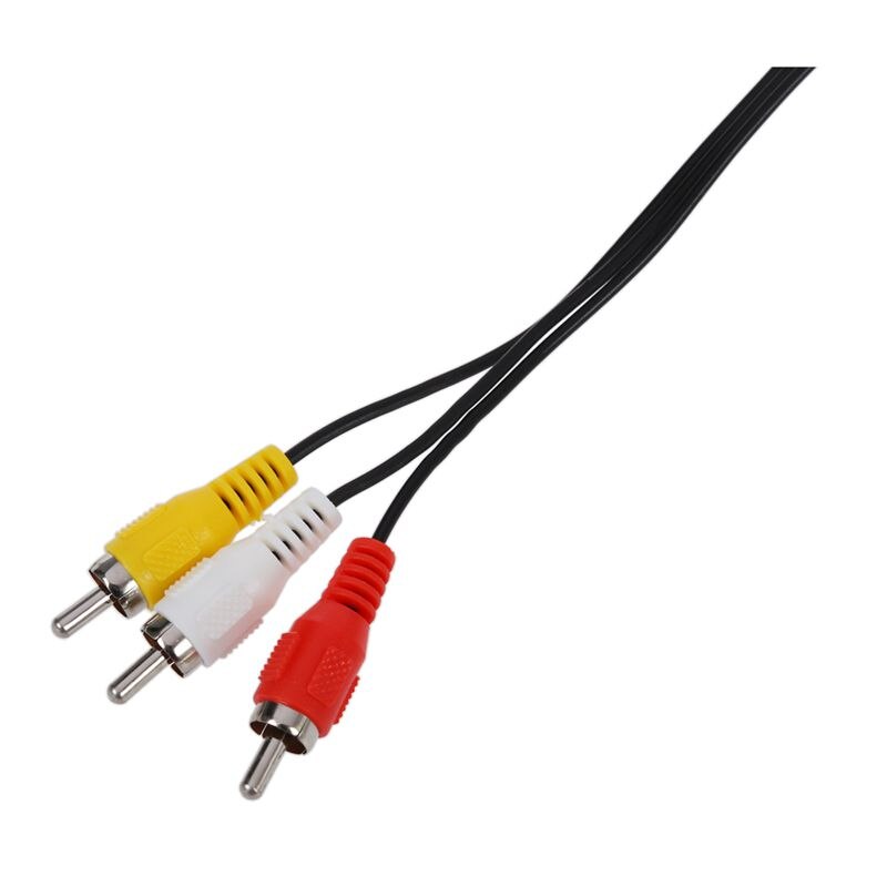 Cable adaptador de alta velocidad a 3 RCA para SONY Playstation 2 3 PS2 PS3, 1,8 metros/6 pies de longitud