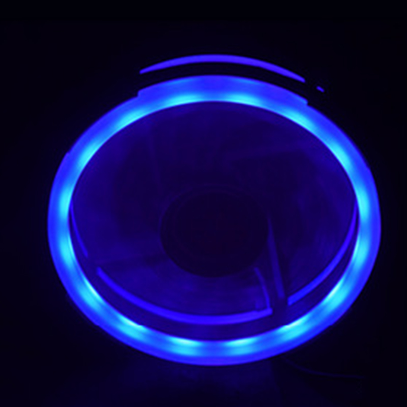 Ventilador de alimentación del ordenador de doble cara ventilador de ordenador ventiladores LED Aurora ventilador del chasis de luz LED rojo azul verde blanco ventiladores de refrigeración