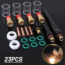 10 TIG Welding Kit For WP-17/18/26 Torch Welding Accessories Kit Pyrex