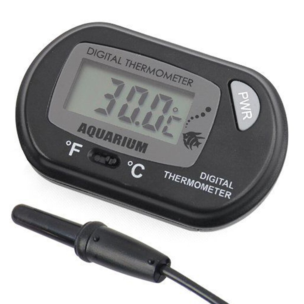 For Aquarium Thermometer Liquid Temperature Test Waterproof Digital LCD Display Fish Water Tank Electronic Instant Read