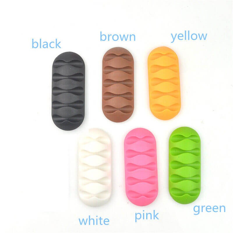 Desktop Cable Winder Earphone Organizer Wire Storage Charger Cable Holder Clips USB Winder Management For Mouse Keyboard