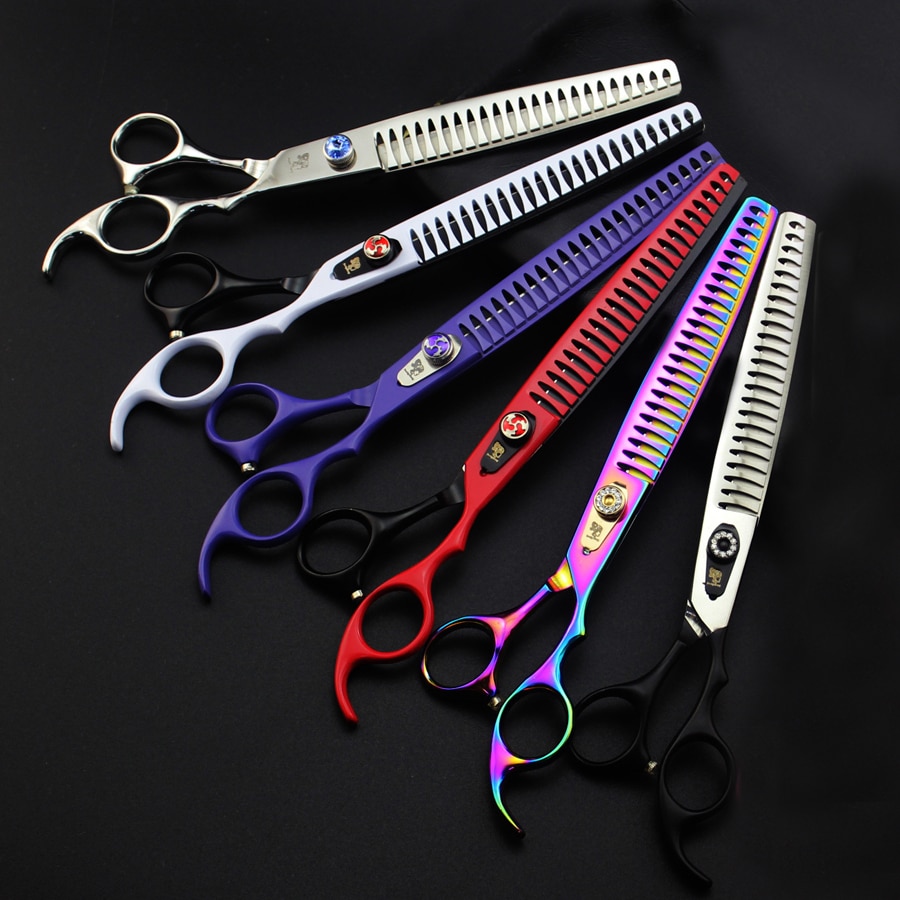 8 Inch Pet Scissors Dog Cat Tesoura Pets Grooming Thinning Shears Scissors Shears Kit