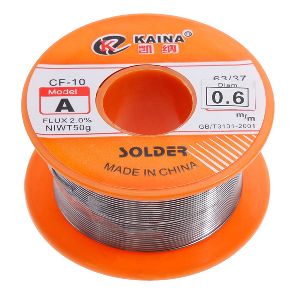 0.5 / 0.6 / 0.8 / 1mm * 50g cyna przewód zasilający stopiony rdzeń żywiczny lutowany drut lutowniczy