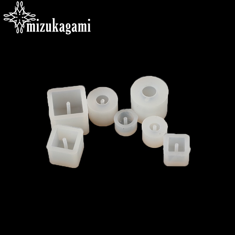 Liquid Silicone Mold UV Resin Jewelry Ball Shape & Square & Cylinder Beads Mold Resin Molds For DIY Making Jewelry