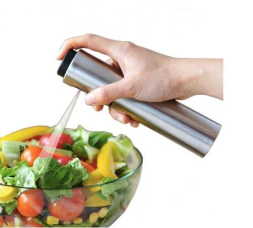 Nuttig Draagbare Olijfolie Spray Fles Rvs Azijn En Olijfolie Pomp Bbq Koken Tool