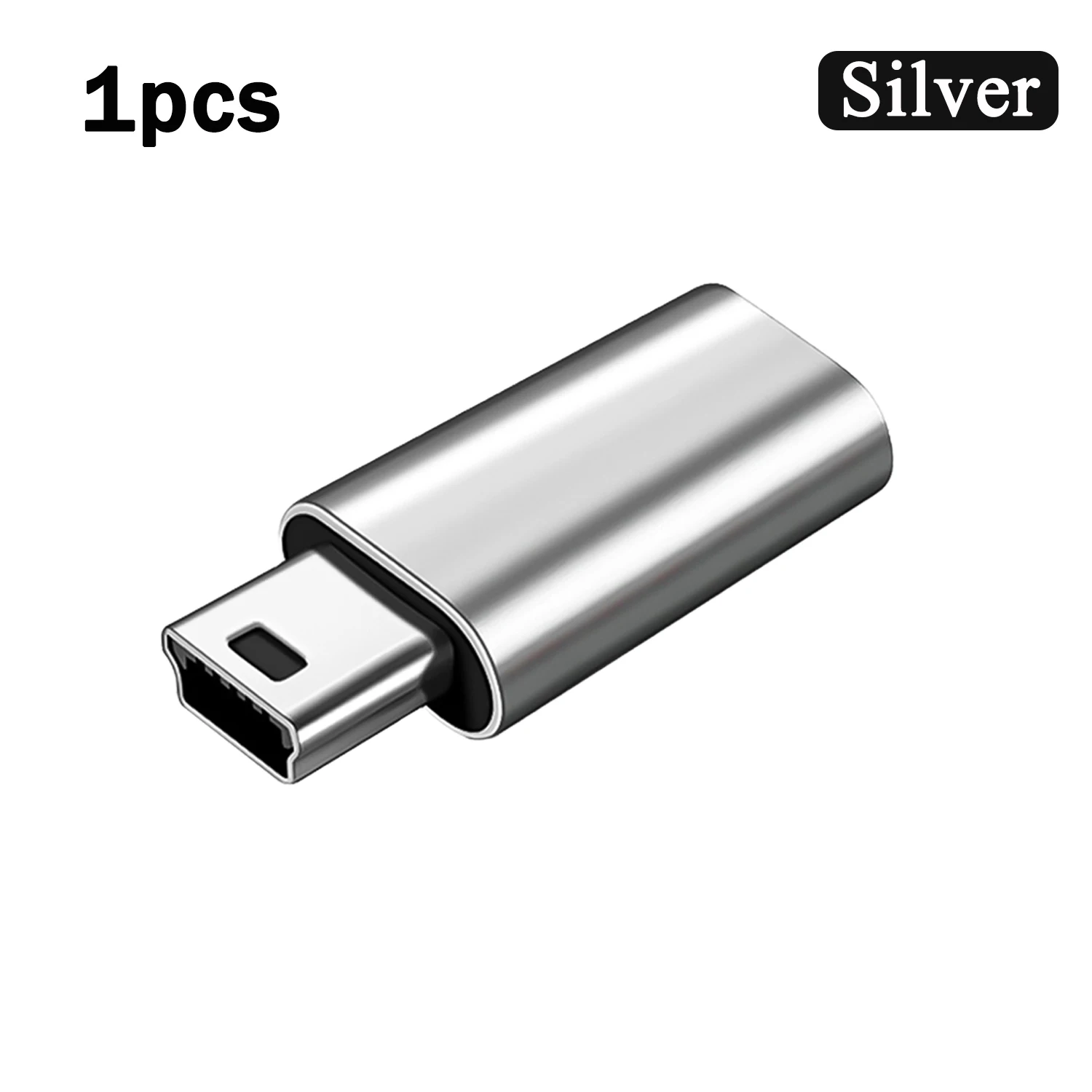 Mini USB To Type C Adapter Male Mini USB To Female USB C Data Transfer Connector for Gopro Hero Gamera GPS Receiver Conventers: green