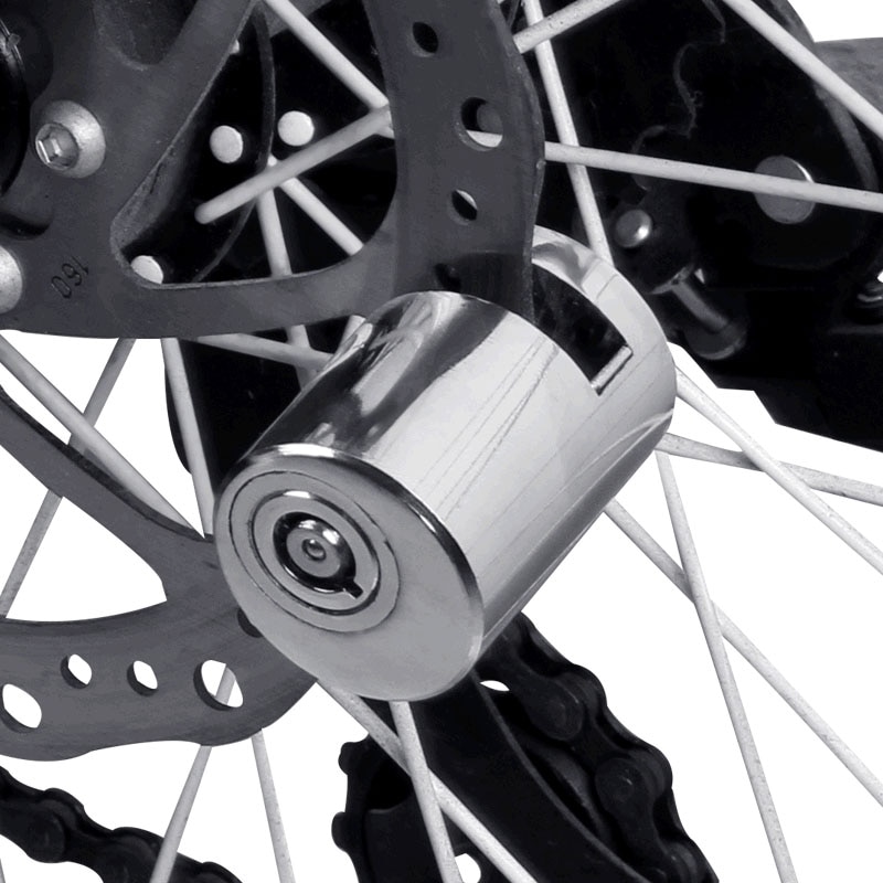 Sikkerhedsbeskyttelse skivebremsedæksel tyverisikring hjul rotorlås mountainbike cykeldele mtb cykeltilbehør cykelbeskytter