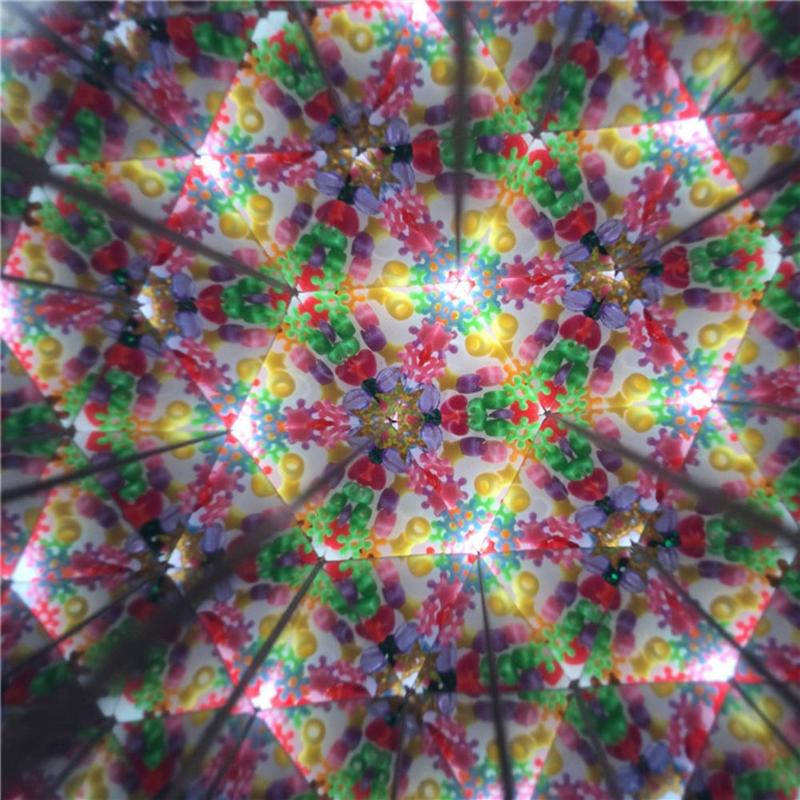 DIY Caleidoscoop Grote Draaien Roterende kinderen Educatief Wetenschap Speelgoed Klassieke Speelgoed Kaleidoscopes Willekeurige Color1