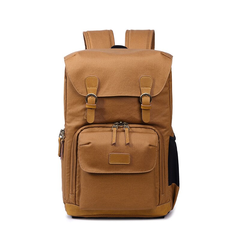 Dslr kamera rygsæk taske med laptop rum 15 "til fotografer kameraer stativ tilbehør, kamera taske rygsæk: Khaki