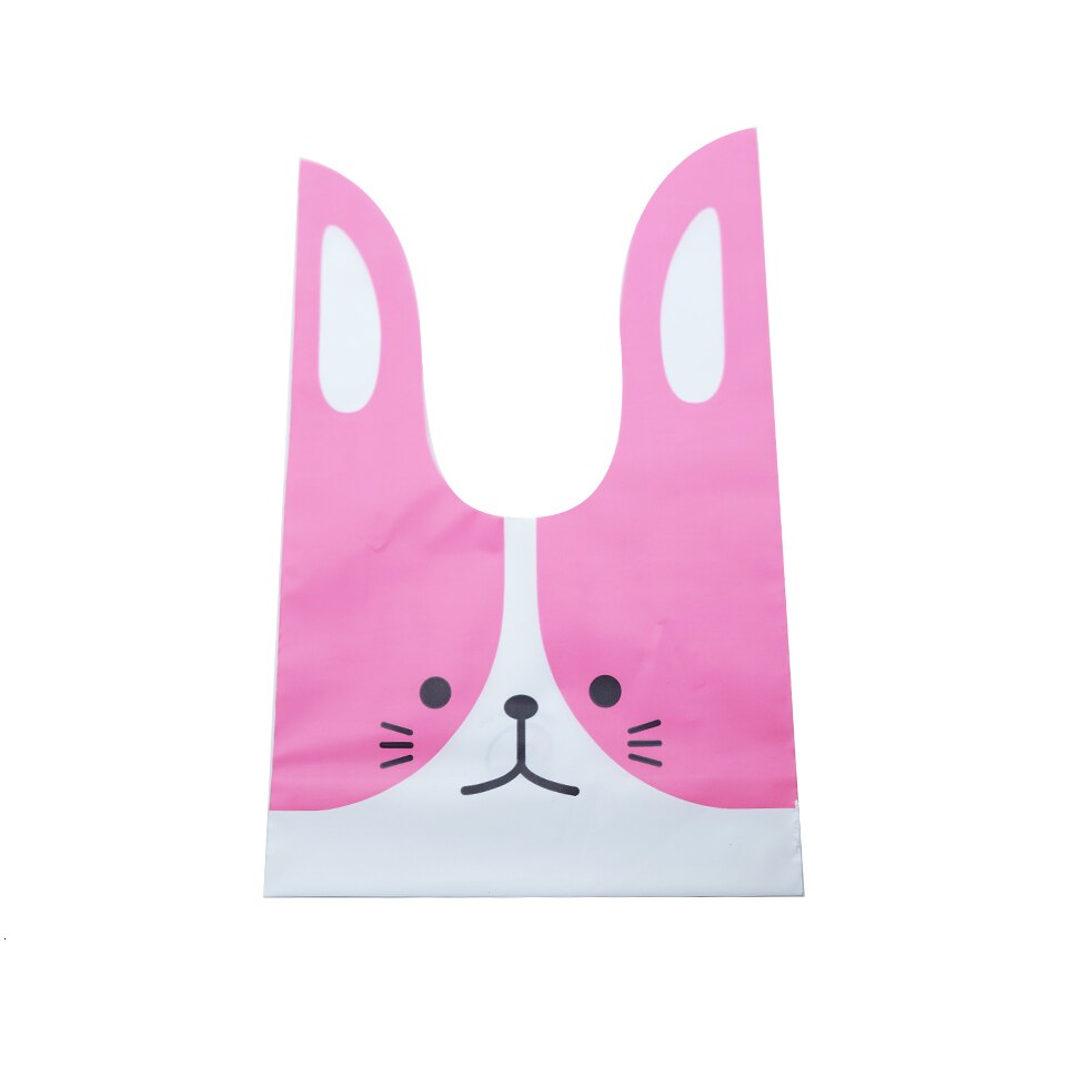 20PCS Easter Carrot Candy Bag Personality Translucent Bag Triangle Storage Box Wedding Table Decoration: N