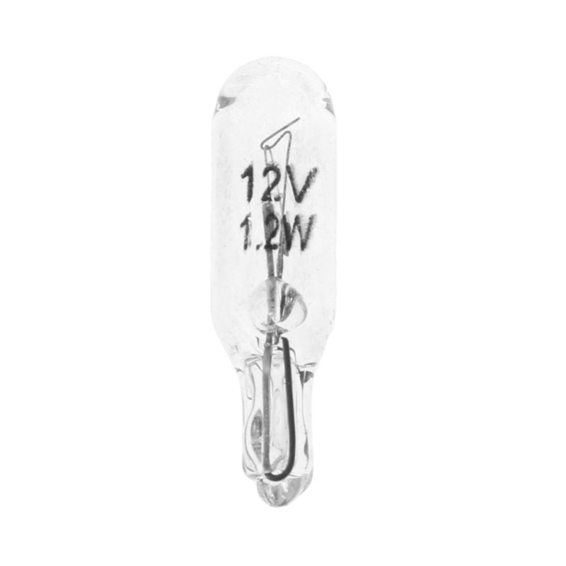 10Pcs T5 W5W White Color 1.2W 194 501 Halogen Bulb Side Wedges Car Light Source Instrument Lamp