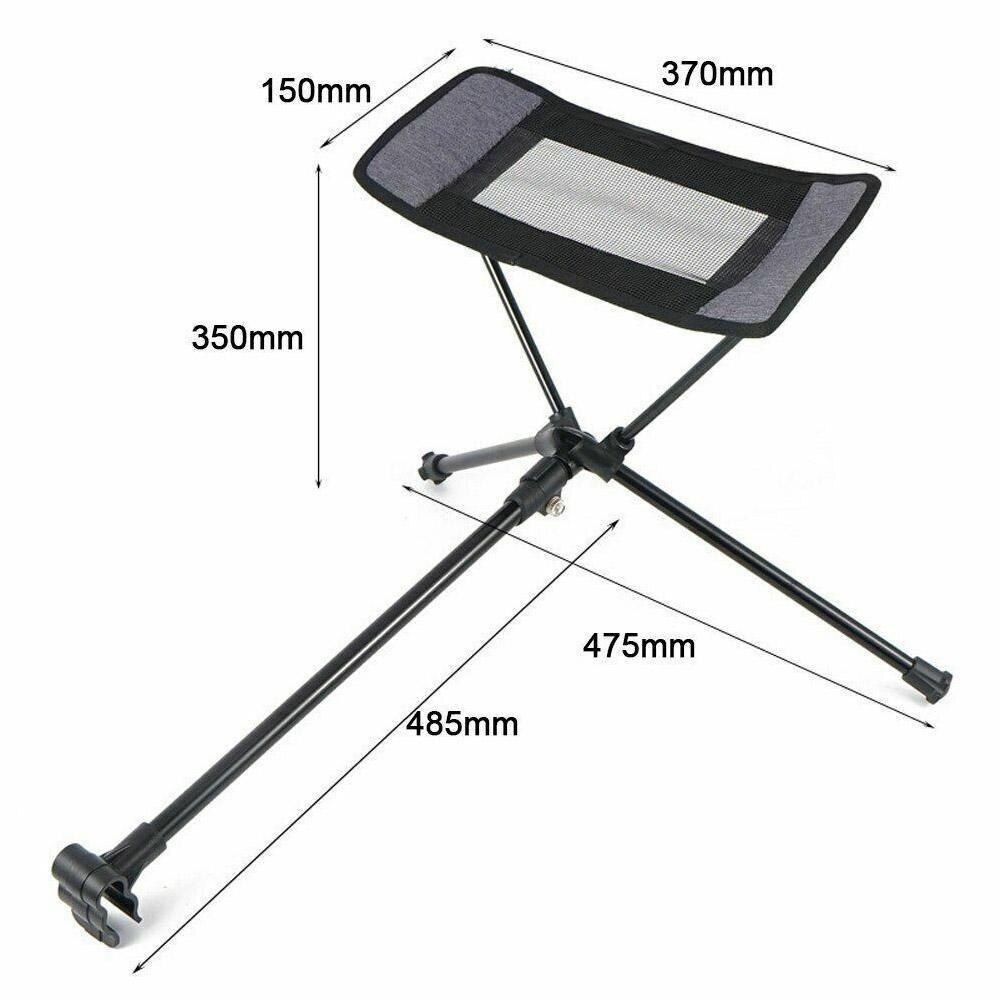 1pcs Camping Chair Retractable Footrest Portable Foot Rest Folding Connectable Chair Rest Backpack Beach Fishing Outdoor Chairs