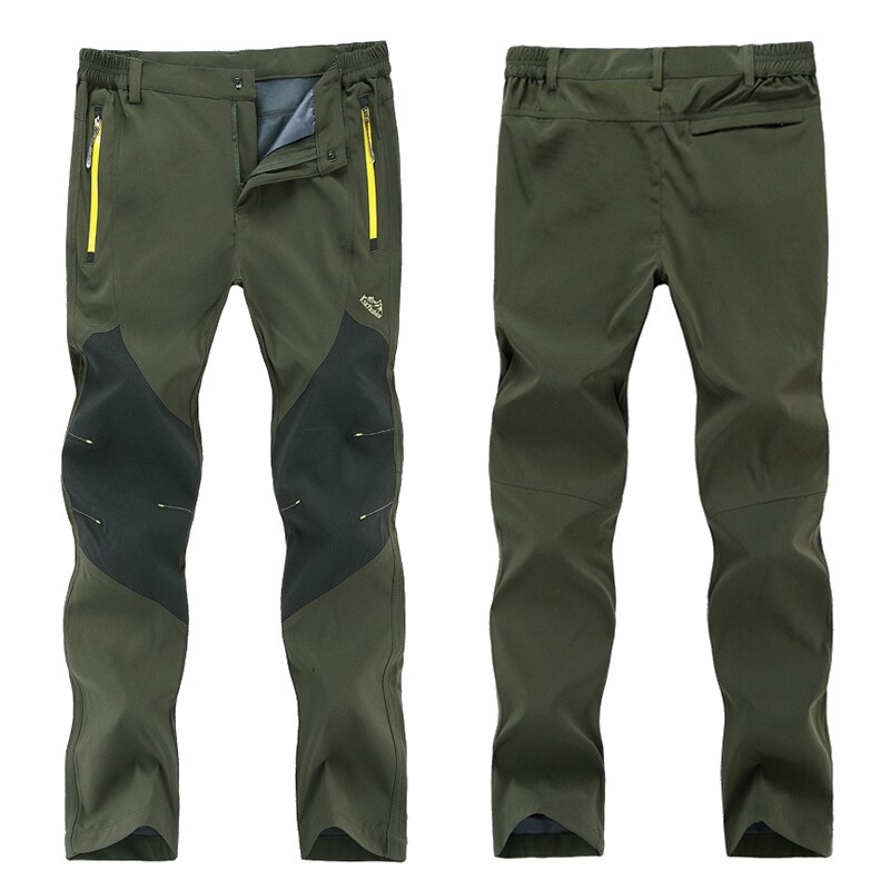 Trvlwego inverno men caminhadas calças ao ar livre casca macia outing calças à prova de vento à prova dwindproof água para acampamento esqui escalada manter quente da ue