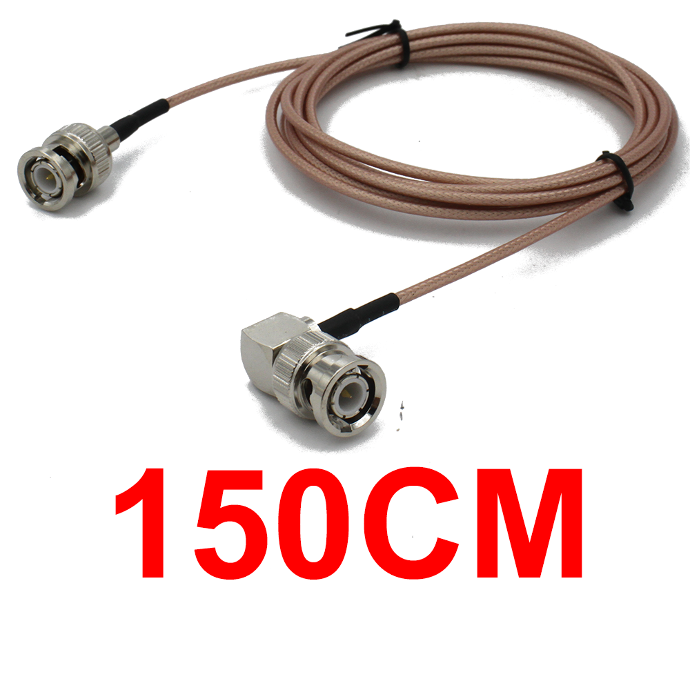 RG316 Cable Q9 BNC Male Right Angle to BNC Male Plug Connector Adapter for Video Camera SDI Camcorder HD-SDI/3G-SDI/4K/8K