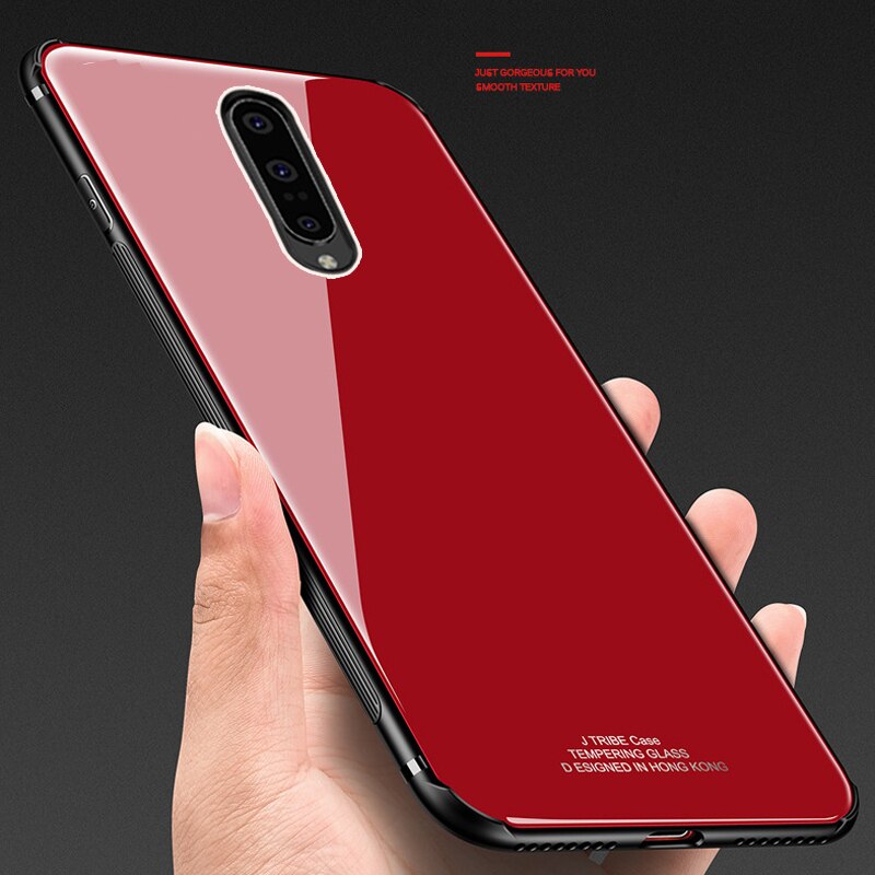 Xinwen de vidrio original armadura ETUI trasero de teléfono... coque de caso para one plus 7 pro 6 5 t 6t 7 t 8 t 5 para oneplus 7