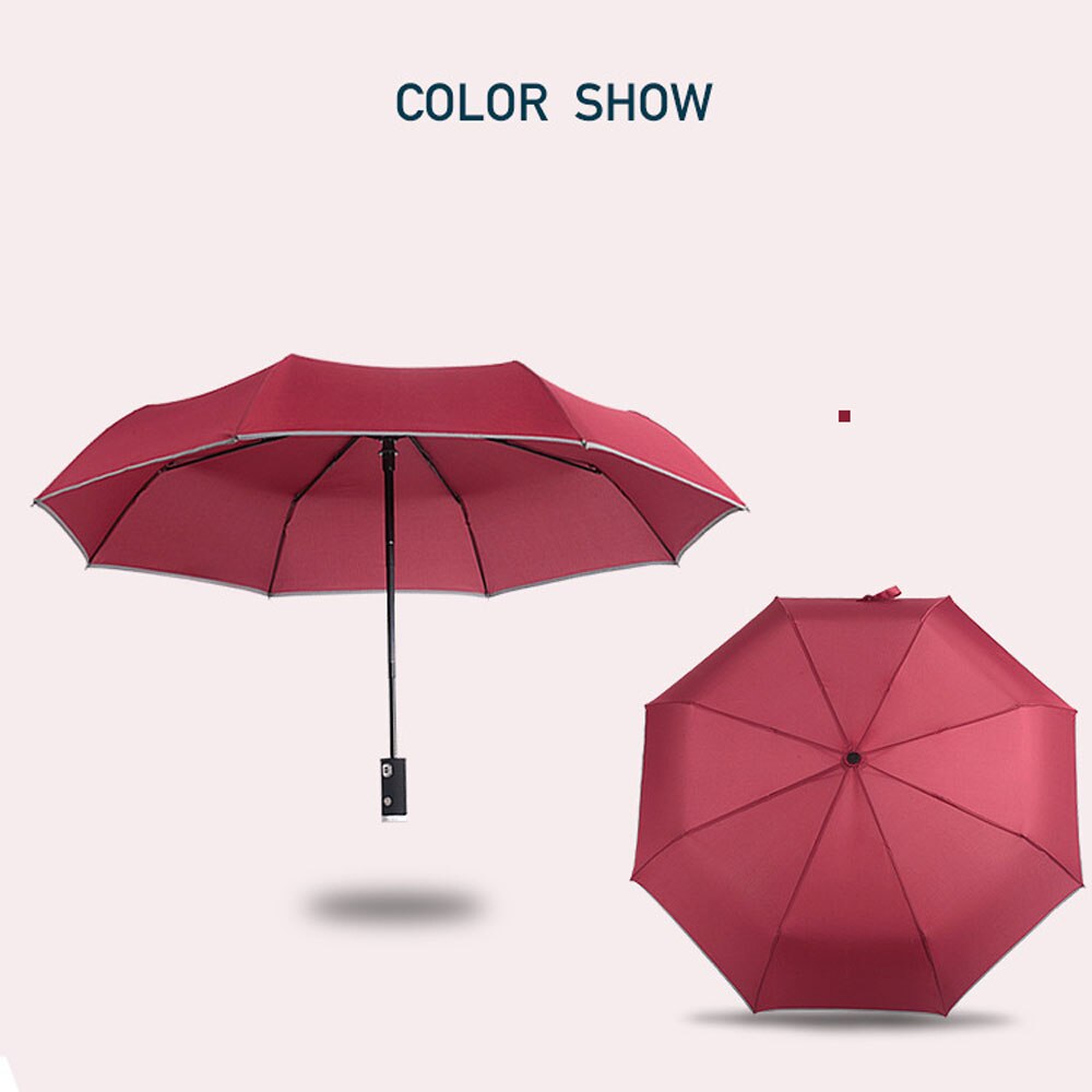 Paraplu met verlichting illuminating paraplu zon bescherming led paraplu UPF waarde 30 + outdoor paraplu