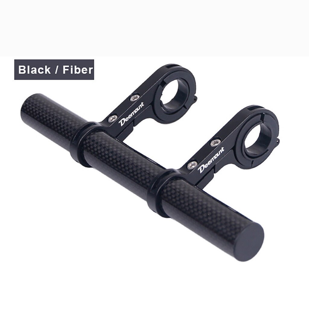 20 Cm Fietsstuur Beugel Extender Mountainbike Mtb Stuur Expander Snelheidsmeter Mount Koplamp Zaklamp Lamphouder: Black