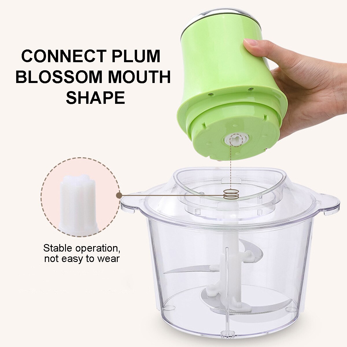 Potężny maszynka robić mielenia mięsa przyprawa czosnek siekacz robić warzyw elektryczny automat robić mielenia mięsa maszynka robić mielenia mięsa robot kuchenny