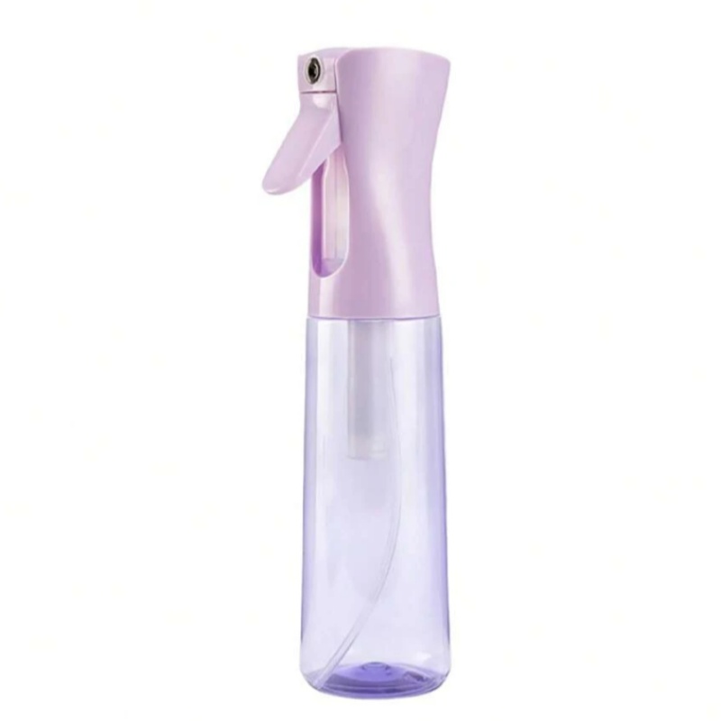 300ml garrafa de spray de alta pressão colorido claro beleza cabeleireiro pulverizador recarregável névoa spray dispensador para limpeza de plantas: Luz amarela