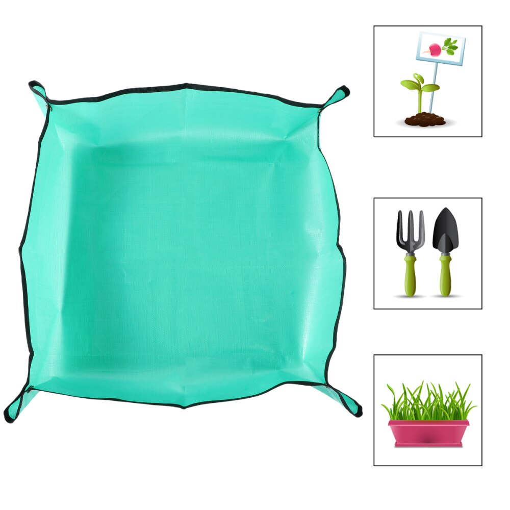 Gardening Mat Transplant Pruning Ground Pad - Size 68x68cm (Green)