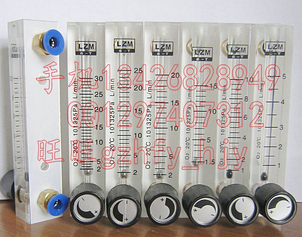 LZM-6T O2 square meter bar / oxygen flowmeter 2-30L/min oxygen flowmeter
