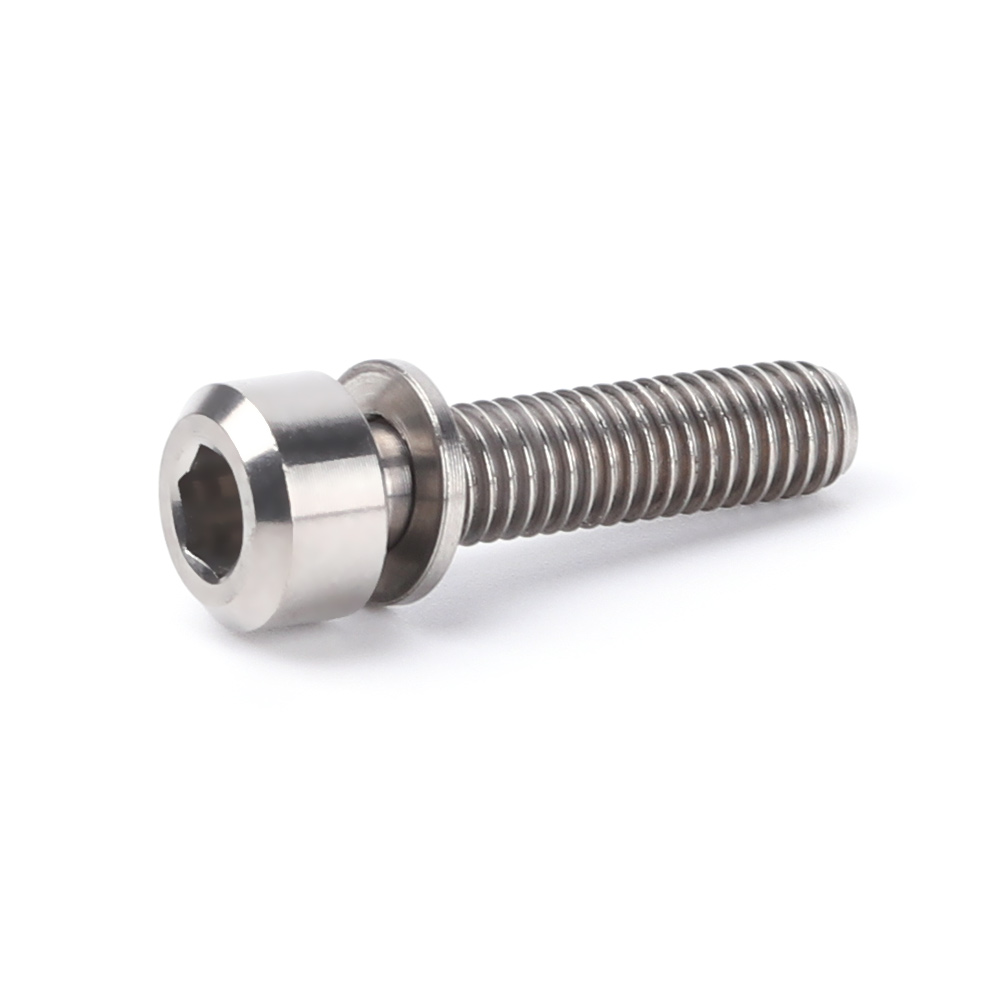 Tc4 m5 16mm/18mm/20mm titan stamme festebolter for sykkel mtb sykkel stamme skruer faste bolter sykkel sykkel deler 3 farger