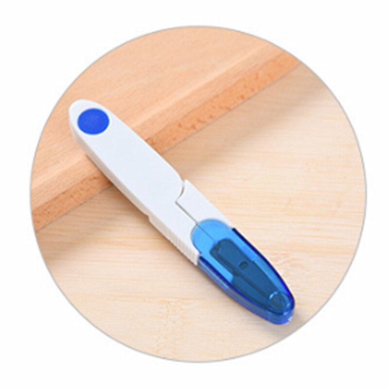 Portable Cross Stitch Tailor Scissor DIY Tool Sewing Supplies fish line cutter Thrum Yarn Thread Clipper Nipper Trimmer: Blue